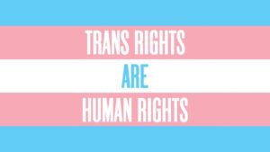 Trans Rights Are Human Rights Banner